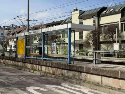 Stadtbahn-Haltestelle Eltinger Straße in Stuttgart-Botnang